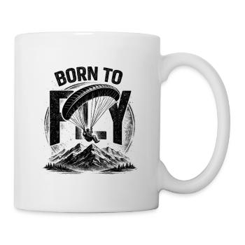 Born to FLY - Paragliding - Mug - white - Right