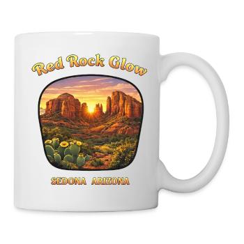 Sedona Arizona Red Rock Sunset - Mug - white - Right