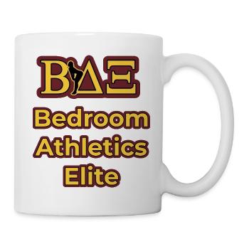 Bedroom Athletics Elite Logo Schmutzig Versaut - Tasse - Weiß - Rechts