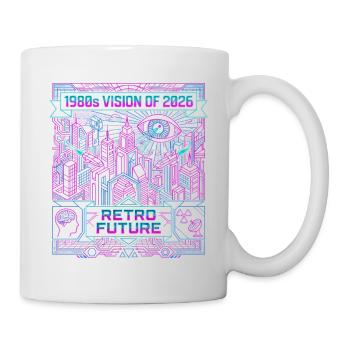 Ancienne vision de l’avenir - Mug blanc - blanc - Droite