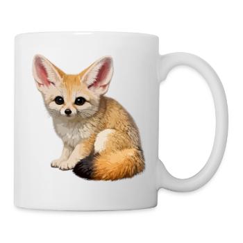Renard du désert fennec - Mug blanc - blanc - Droite