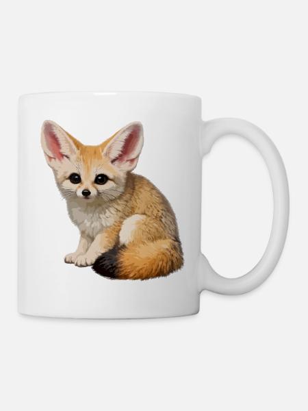 Fennec-Wüstenfuchs - Tasse - Weiß
