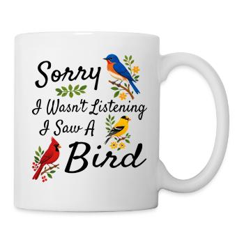 Passion Birds Humor Gift Ornithology - Mug - white - Right