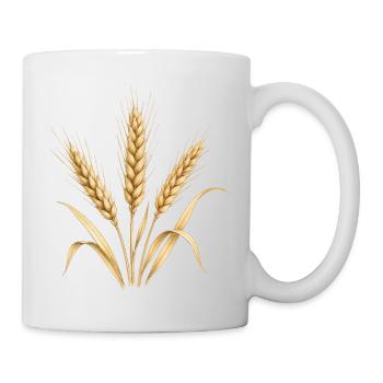 Wheat Ears Agriculture Farm Motif - Mug - white - Right
