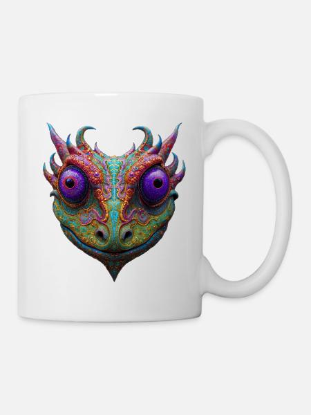Mystic Toad/Frog/Gecko/Lizzard/Alien - Mug - white