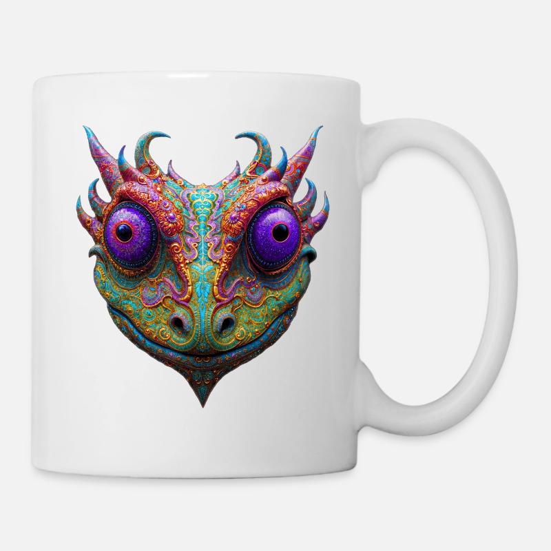 Mystic Toad/Frog/Gecko/Lizzard/Alien - Tasse - Weiß