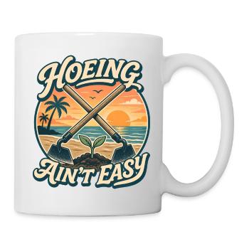 Ferrer n’est pas facile – jardiner pour femmes - Mug blanc - blanc - Droite