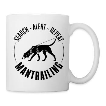 Foxhound Mantrailing Dog Sport Search Dogs Wilsigns - Mug - white - Right