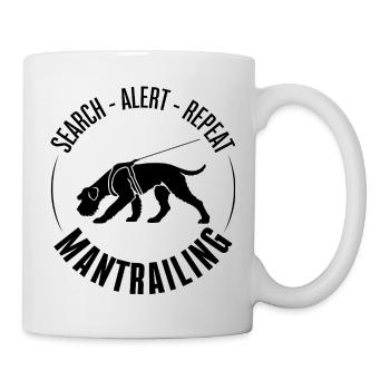 Schnauzer géant Chien de chasse de sport Chien de sport - Mug blanc - blanc - Droite