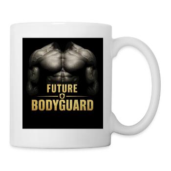 Garde du corps du futur - Mug blanc - blanc - Droite