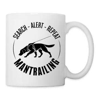 Golden Retriever Mantrailing Dog Sport Search Dogs - Mug - white - Right