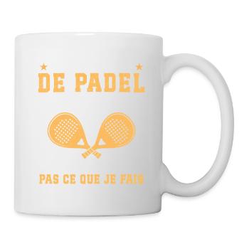 ma technique de padel  - Mug blanc - blanc - Droite