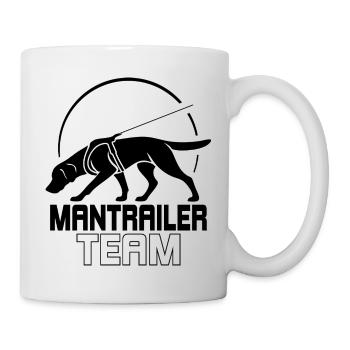 Labrador Mantrailer Team Hundesport Hunde Wilsigns - Tasse - Weiß - Rechts