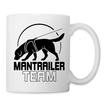 Labrador Mantrailer Team Hundesport Hunde Wilsigns - Tasse - Weiß - Rechts