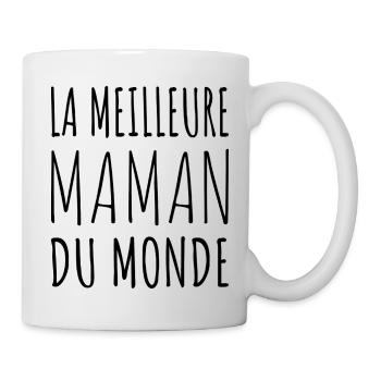 Meilleure Maman Monde - Mug blanc - blanc - Droite