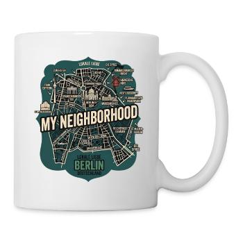 Berlin Meine Nachbarschaft - Tasse - Weiß - Rechts