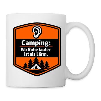 Camping-car pour camping-car heartbeat - Mug blanc - blanc - Droite
