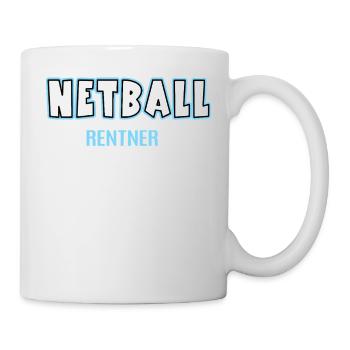 Netball Netballer Retiree Retirement - Mug - white - Right