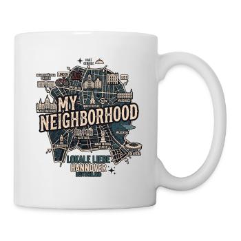 Hannover Heimatstadt - Tasse - Weiß - Rechts