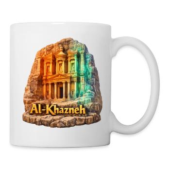 AlKhazneh Petra Arc-en-ciel - Mug blanc - blanc - Droite