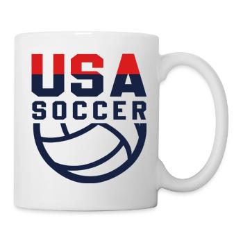 USA Soccer - Tasse - Weiß - Rechts