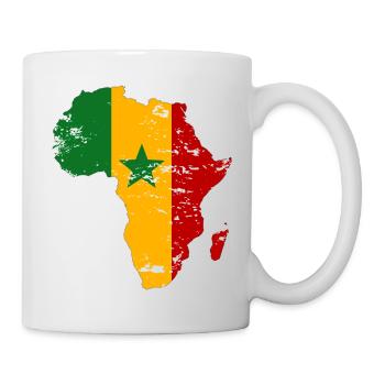 Senegal_Flagge_Afrika_used - Mug - white - Right