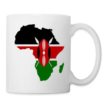 Kenia_Flagge_Afrika_used - Mug blanc - blanc - Droite