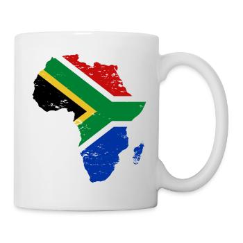 Südafrika_Flagge_Afrika_used - Mug blanc - blanc - Droite