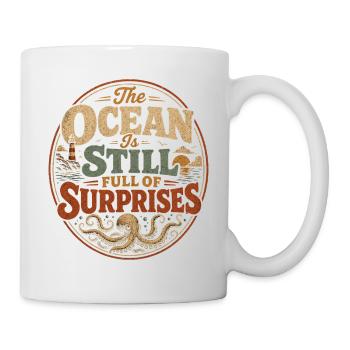 L’océan est plein de secrets - Mug blanc - blanc - Droite