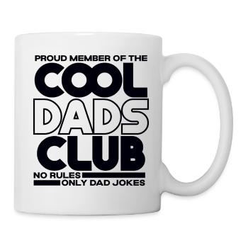 Cool Dads Club - Papa Vatertag Geschenk - Tasse - Weiß - Rechts