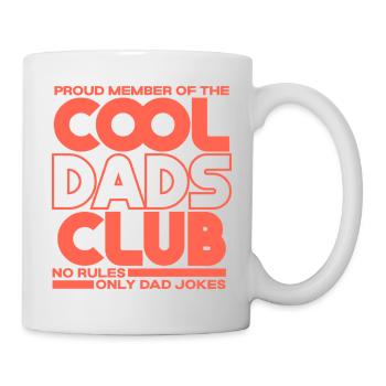 Fête des pères cadeau papa - Club des papas cool - Mug blanc - blanc - Droite