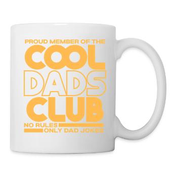 Cool Dads Club - Papa Vatertag Geschenk - Tasse - Weiß - Rechts