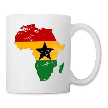 Ghana Flag Africa used - Mug - white - Right