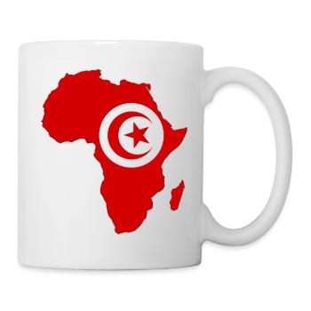 Tunisia Flag Africa - Mug - white - Right
