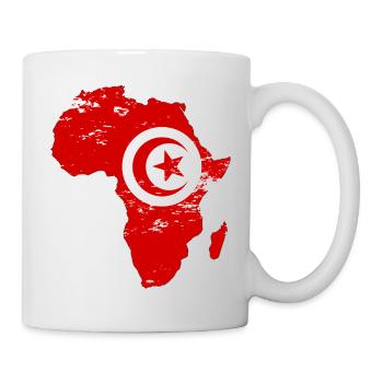 Tunisia Flag Africa - Mug - white - Right