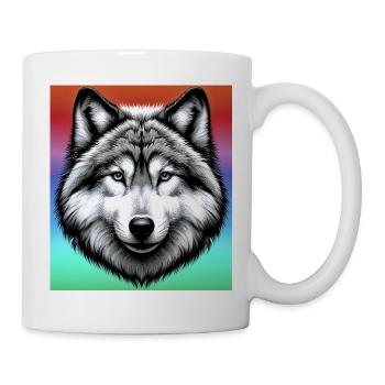 Wolf - Mug - white - Right