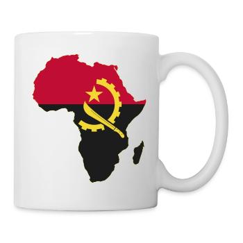 Angola Flagge Afrika used - Tasse - Weiß - Rechts