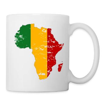 Drapeau du Mali Afrique utilisé - Mug blanc - blanc - Droite