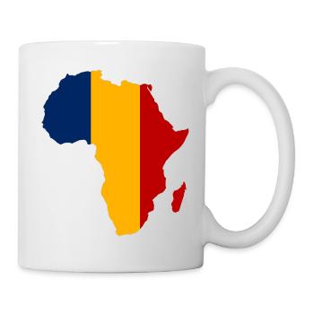 Tschad_Flagge_Afrika - Mug - white - Right