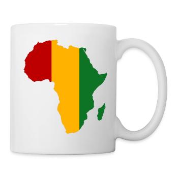 Guiena_Flagge_Afrika - Mug blanc - blanc - Droite