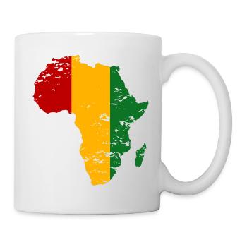 Guiena_Flagge_Afrika_used - Mug blanc - blanc - Droite