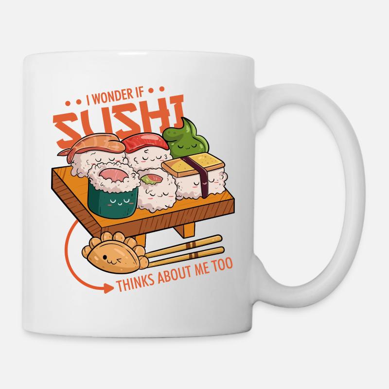 Amis du sushi - Mug blanc - blanc