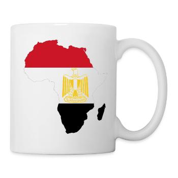 Ägypten_Flagge_Afrika - Tasse - Weiß - Rechts