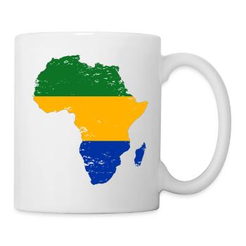 Gabon_Flagge_Afrika_used - Mug - white - Right
