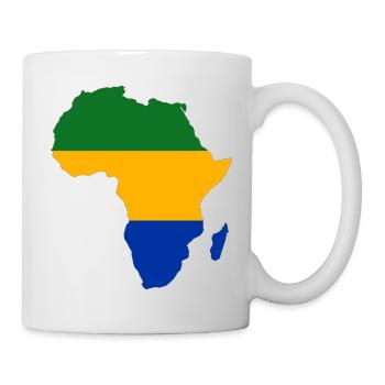 Gabon_Flagge_Afrika - Mug - white - Right