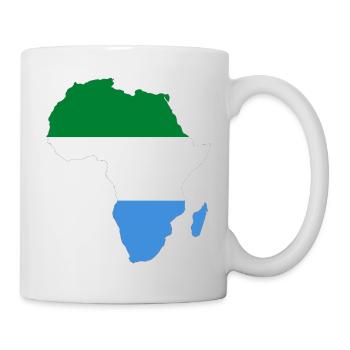 Sierra_Leone_Flagge_Afrika - Tasse - Weiß - Rechts