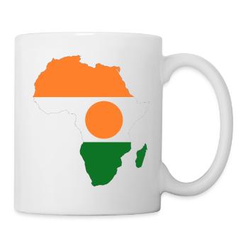 Niger_Flagge_Afrika - Mug - white - Right