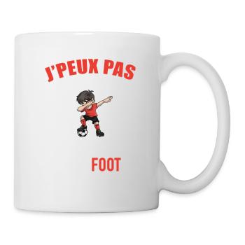 J'Peux Pas J Ai Foot Football Enfant Garçon - Mug blanc - blanc - Droite