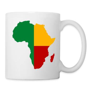 Benin_Flagge_Afrika - Mug blanc - blanc - Droite
