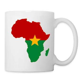 Burkina-Faso_Flagge_Afrika - Tasse - Weiß - Rechts